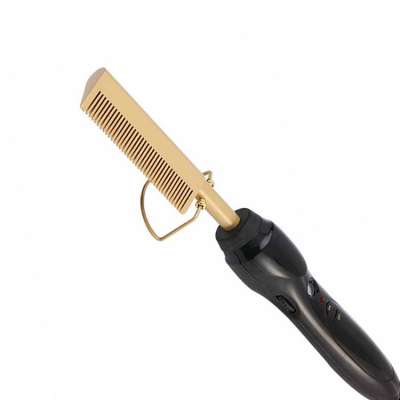 Wholesale New Style  Hair Straightener hot comb electric Multi-Function Curling iron  straightening brush